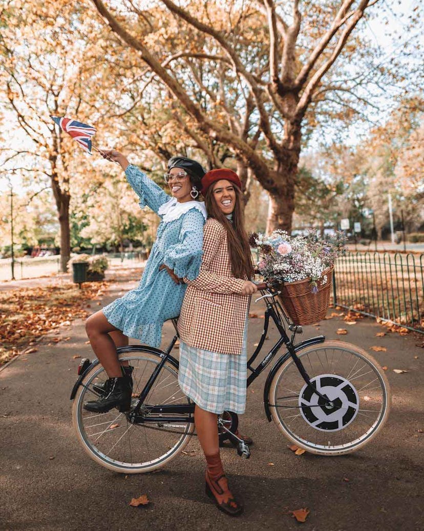 Two Women on a Pashley Bicycle